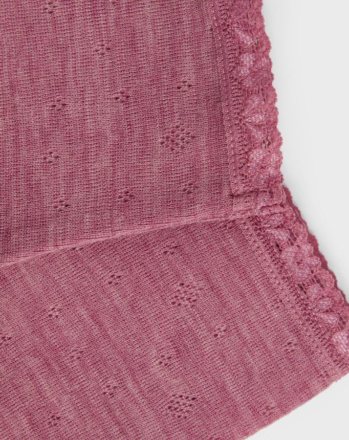 Woll-Leggings NBFWANG in nostalgia rose