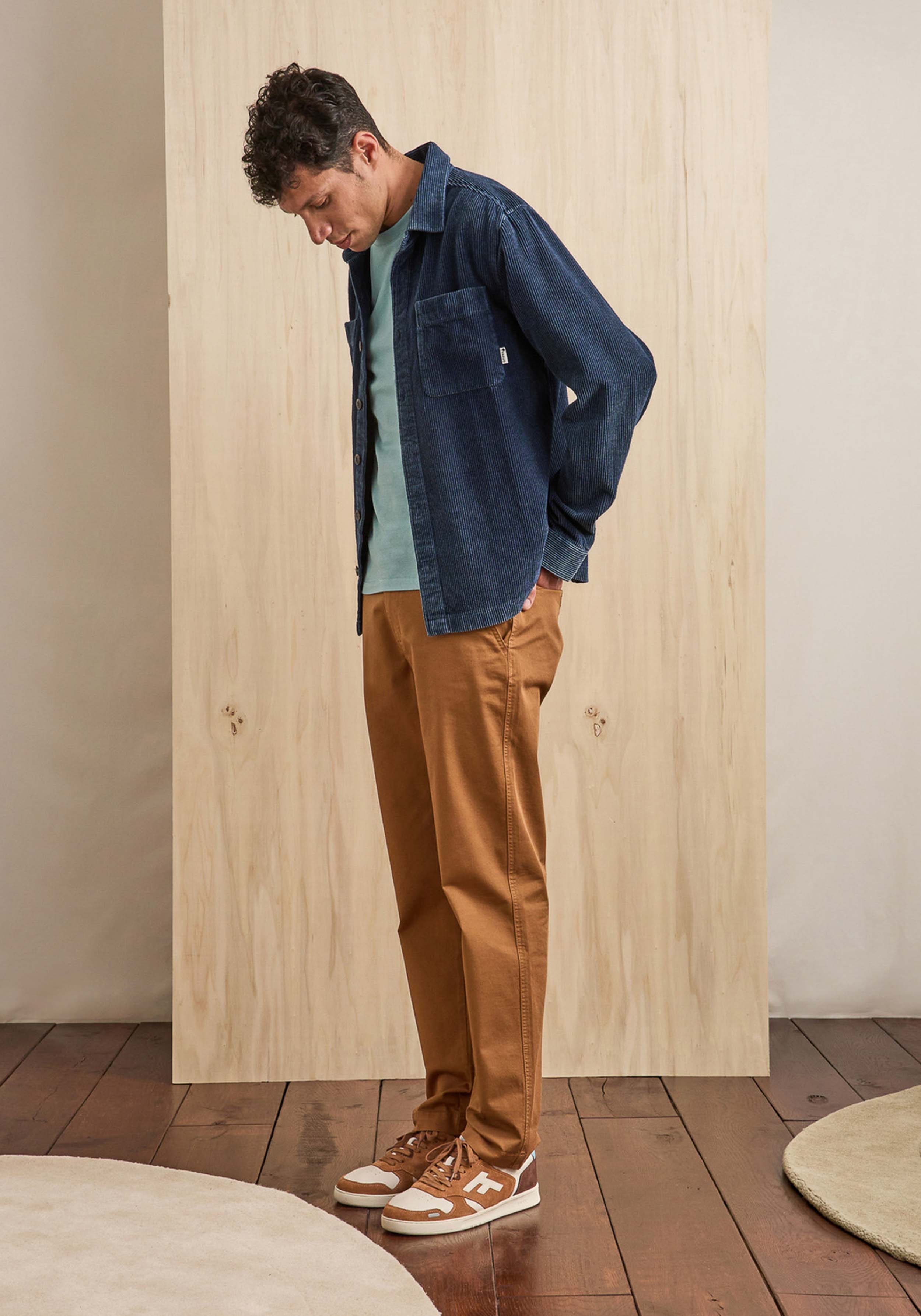 Faguo Cord-Hemd Clemont Shirt Woven Medium Denim