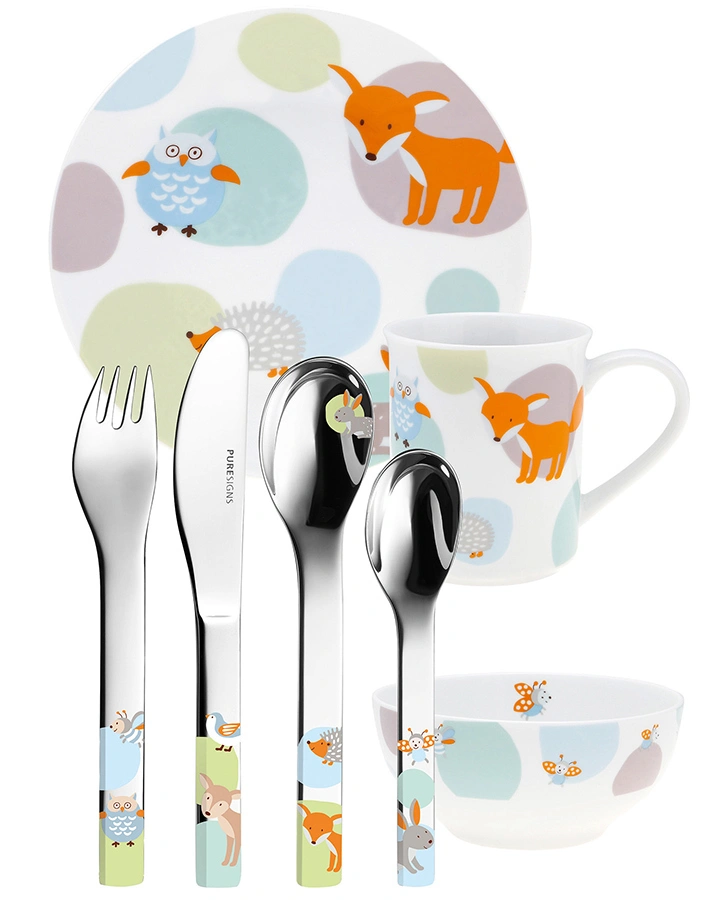 Kindergeschirr-Set WOODY 7-teilig