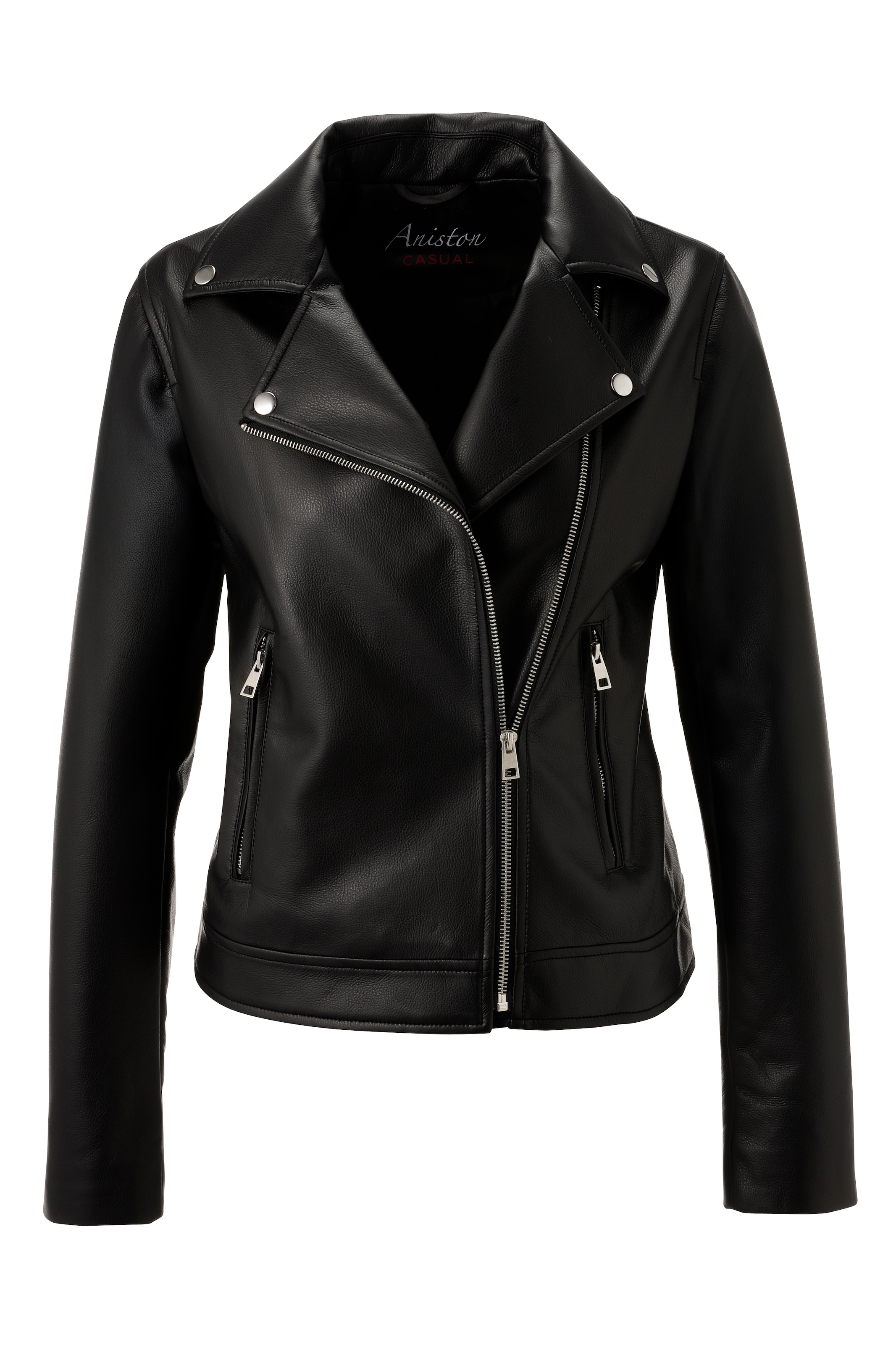 Aniston CASUAL Lederimitatjacke im Biker-Style - NEUE KOLLEKTION