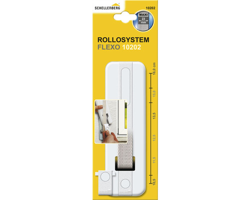 Afdekplaat Duo Schellenberg 10202, 13,5-16 cm, wit