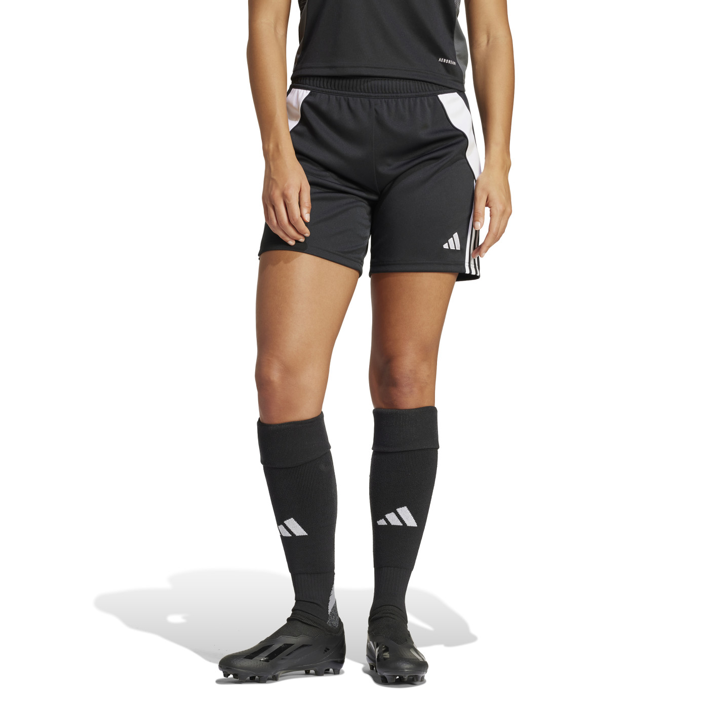 Adidas Tiro 24 Voetbalbroekje Dames Zwart Wit