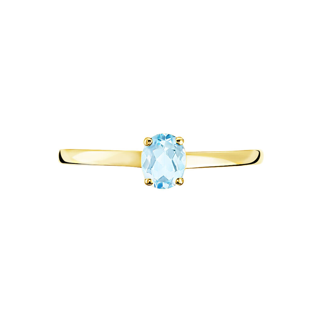 Bague Lily Or Jaune Topaze