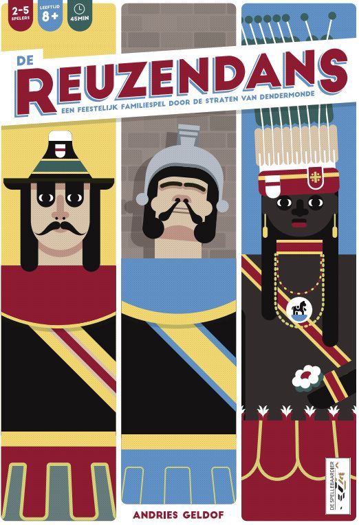 Reuzendans - Bordspel - Multicolor - Karton - Voor 2 tot 5 Spelers