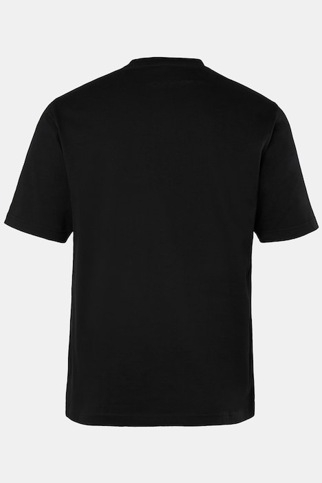 T-Shirt, Halbarm, Brustprint, bis 8 XL