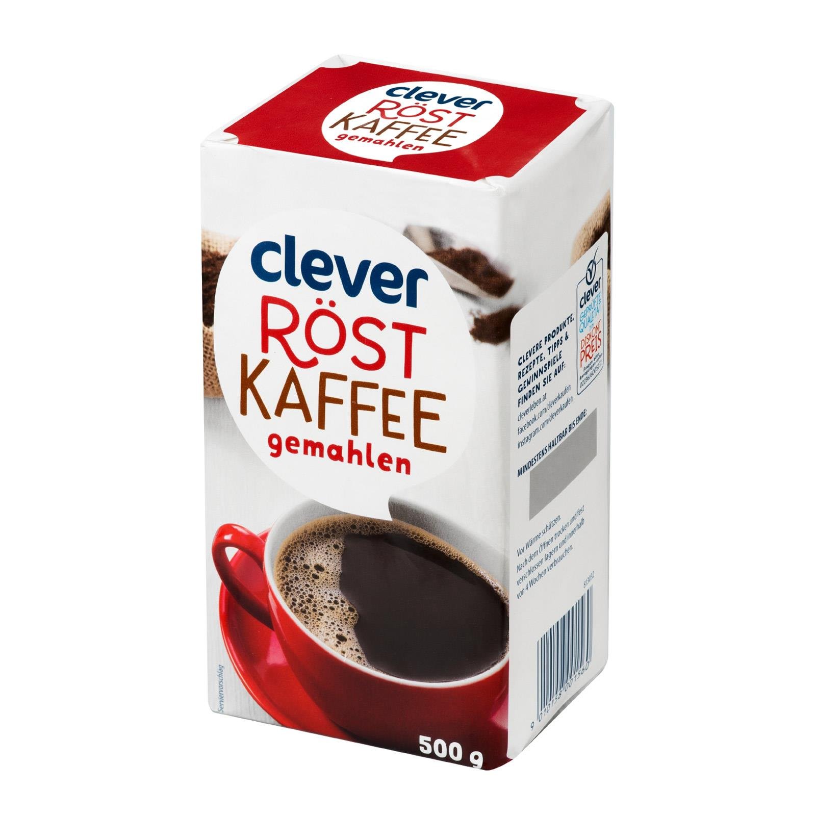 Clever Röstkaffee gemahlen