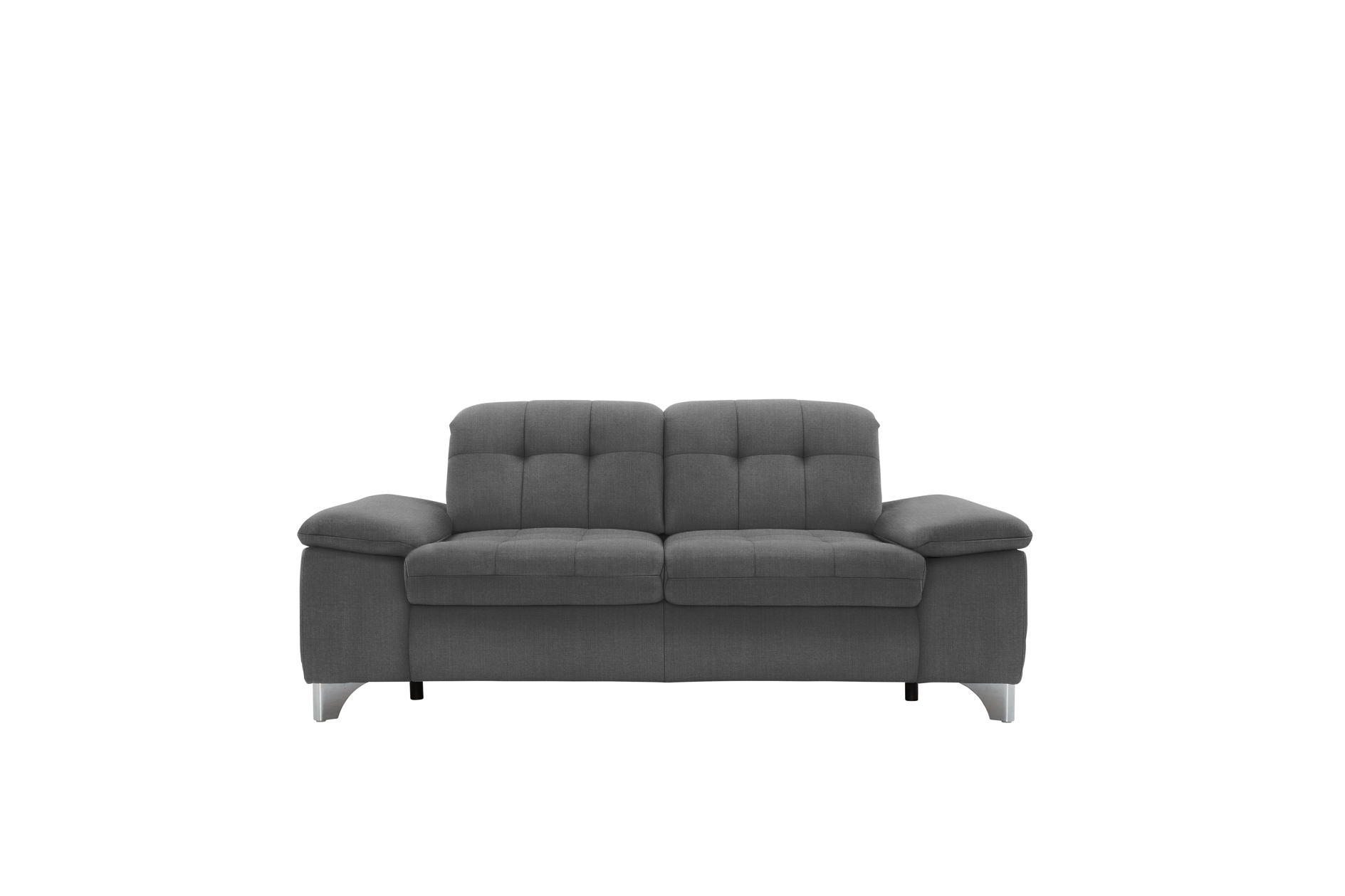 polsterpower 2,5-Sitzer-Sofa - Miro grau - Basismodell