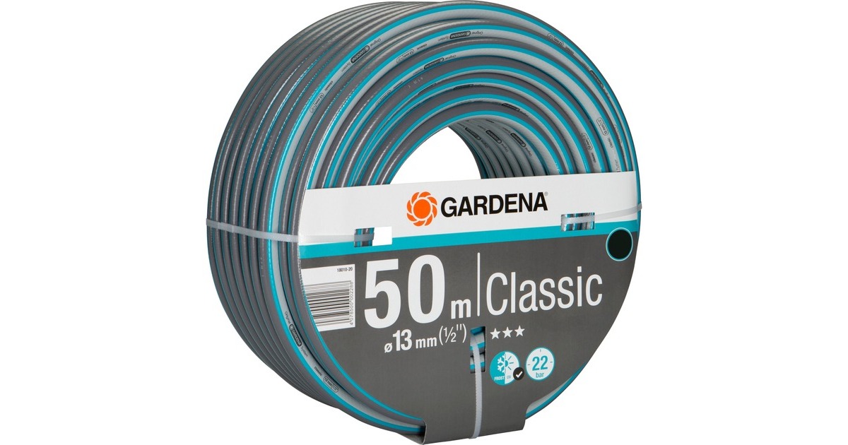 GARDENAClassic slang  (Grijs/turquoise, 18010-20, 50 m)