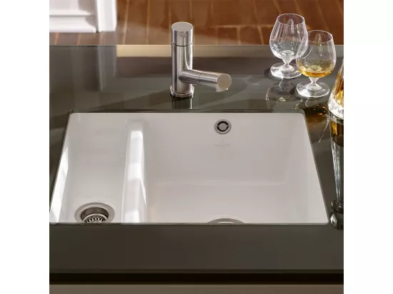 Robinet cuisine VILLEROY ET BOCH Como Acier massif poli