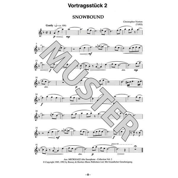 Musikverlag Heinlein Praxis Saxophon