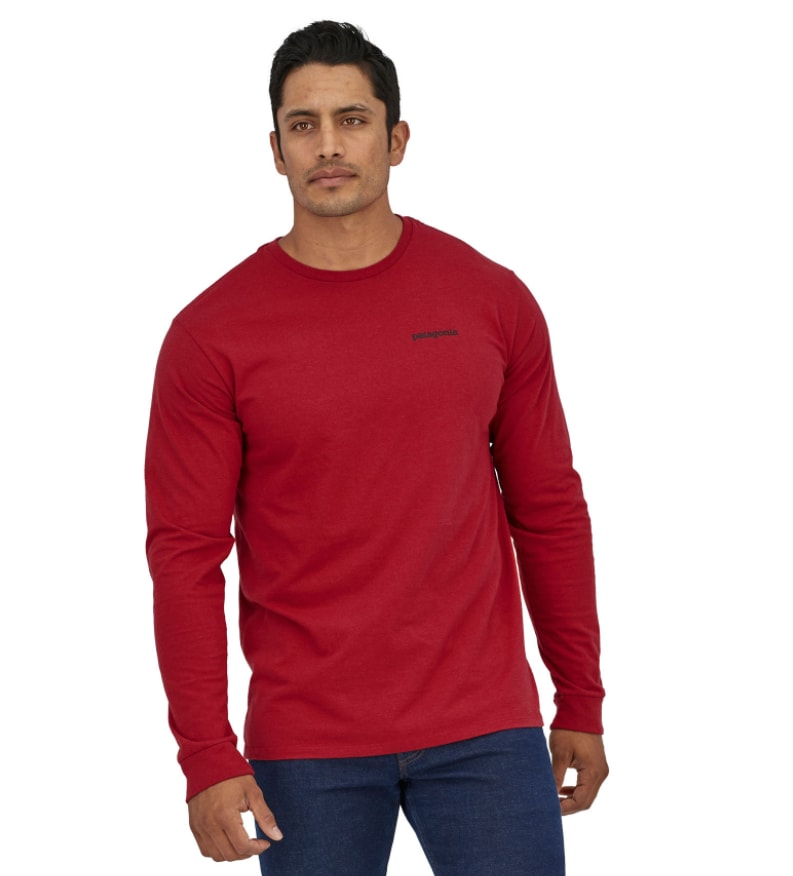 Patagonia L/S P-6 Logo Responsibili-Tee, M's<br>Kjenn på stoffet! Super behagelig
