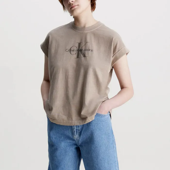 Calvin Klein Mineral Dye Shirt Dames