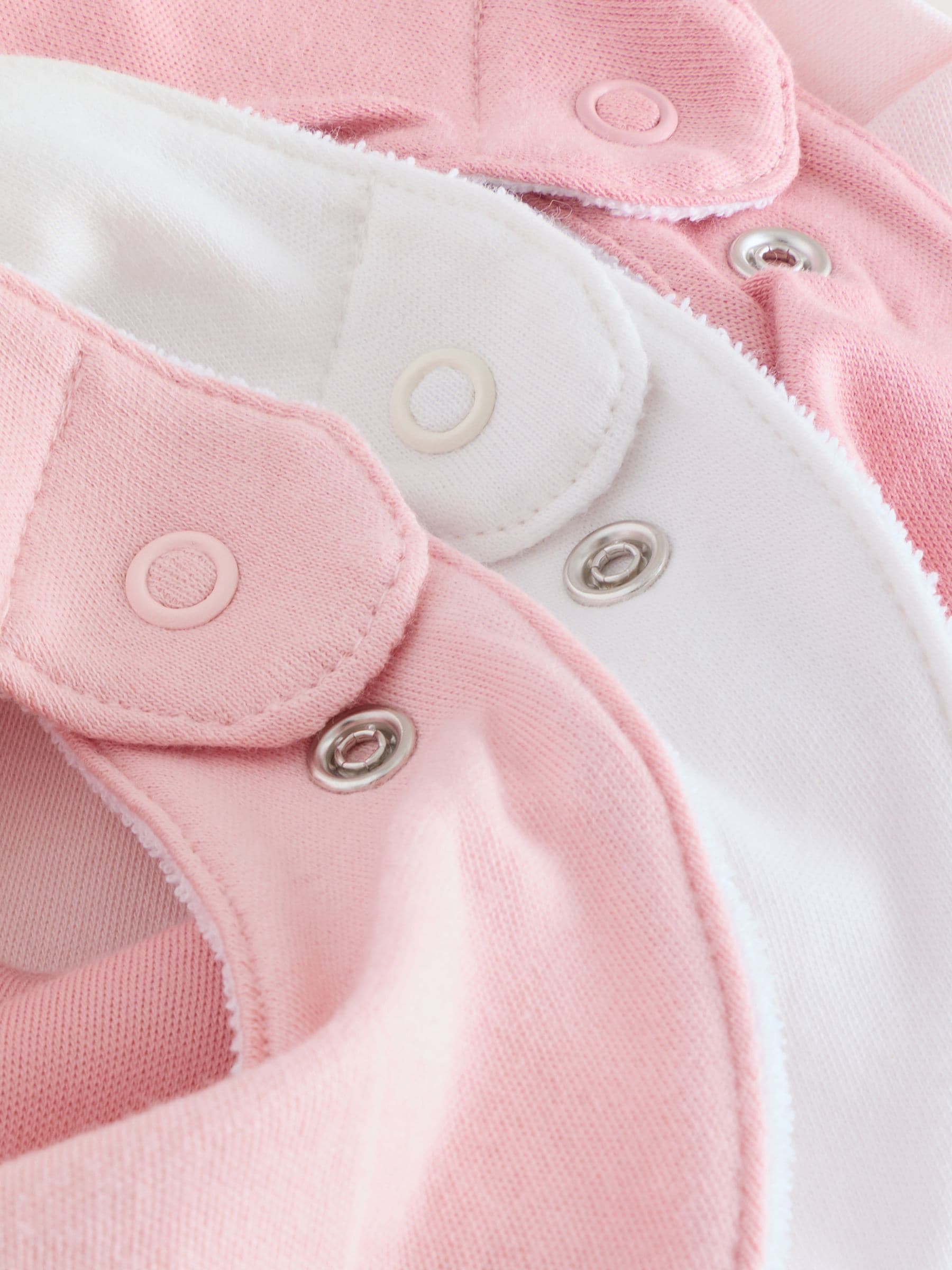 Roze - Set van 5 Dribble babyslabbetjes