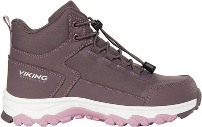 Viking Akkarvik Mid SL WP  Fôrede Sneakers, Plum/Pink
