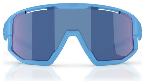 Lunettes Bliz Fusion Bleu clair - Ecran Miroir Gris/Bleu