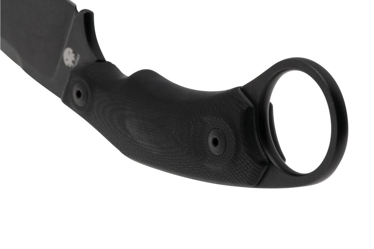 LionSteel H2B Drop Point Block GBK Black G10 vaststaand mes, Tommaso Rumici design