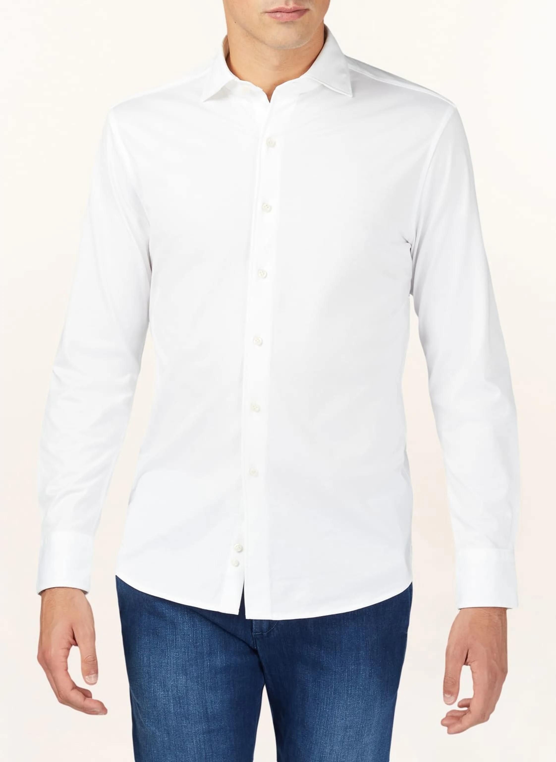 BOGGI MILANO Jerseyhemd Slim Fit