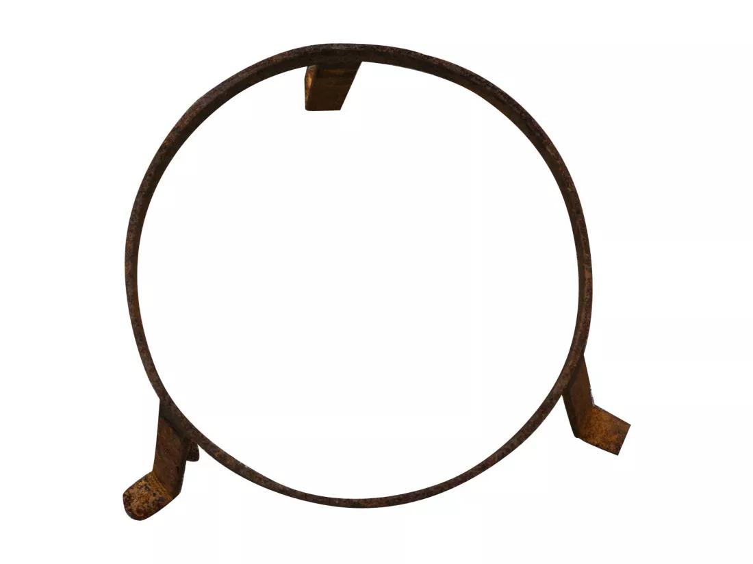 BISCOTTINI Porte-Pot – Support en Fer Solide - Pot de Fleurs - Support Métallique pour Plantes - Support de Plante - Jardinière - Base de Pot de Fleurs - Décoratif - Utilisation Intérieure et Extérieure - 21x21x21 cm