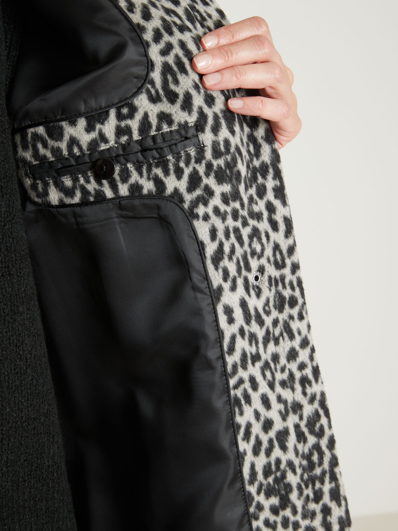 Manteau zippé tout doublé