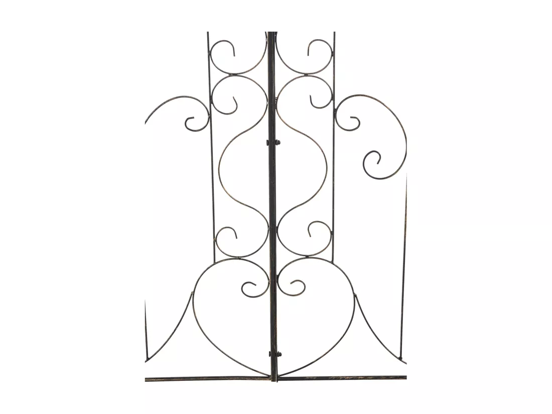 Lot de 2 Treillis - Métal - Bronze - Mandevilla