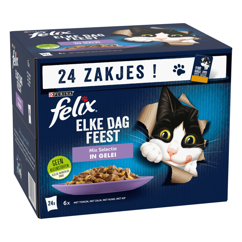Felix Elke Dag Feest Mix Selectie in Gelei24 x 85 gr