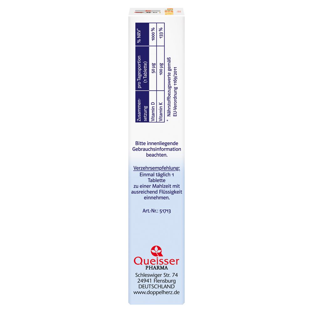 Doppelherz® system Vitamin D3 + K2 2000 Vegan
