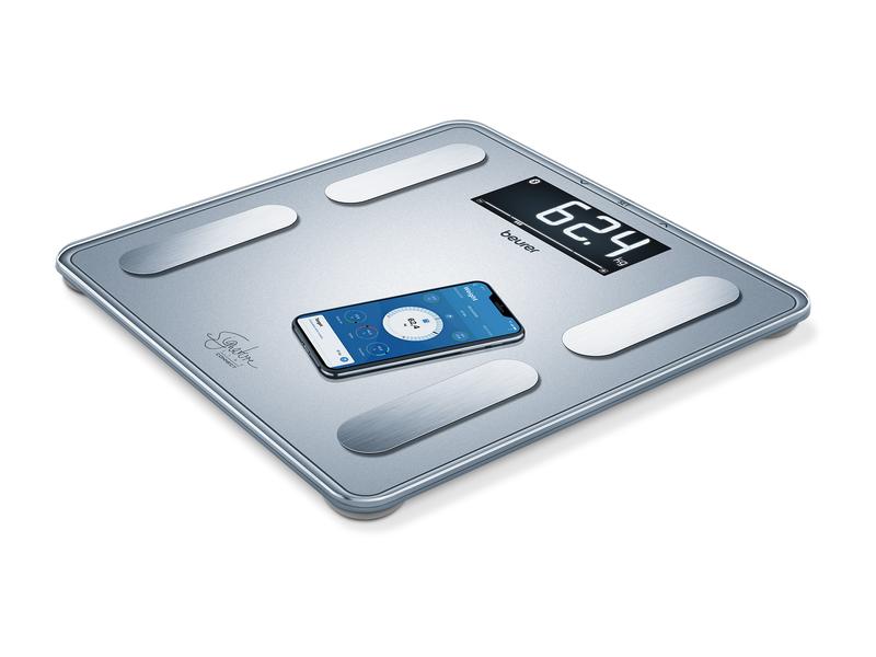 Beurer Körperanalysewaage BF 405 Signature Line, Silber Diagnosewaage