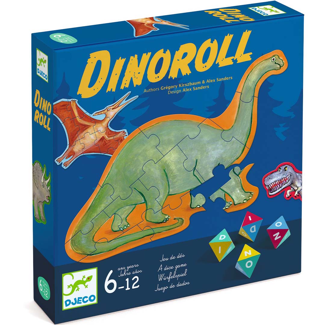 Djeco dobbelpuzzel dinoroll