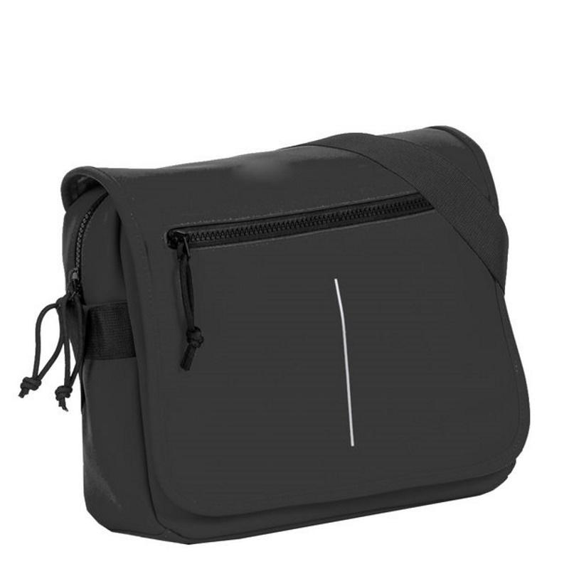 New Rebels Mart Flapover Schoudertas Black