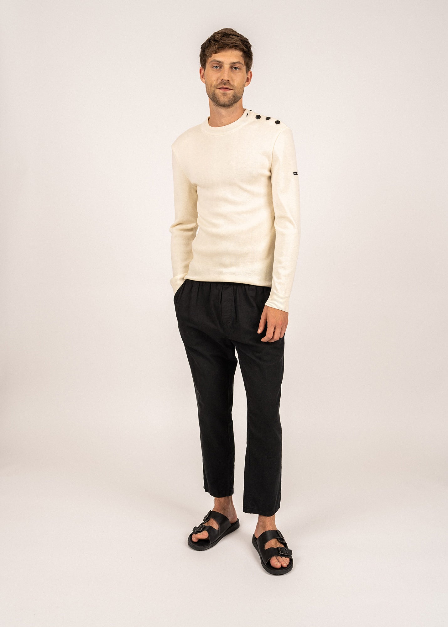 Pull marin en laine Estran