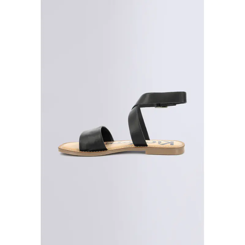 KICK GIMIK NOIR SANDALES Cuir Femme