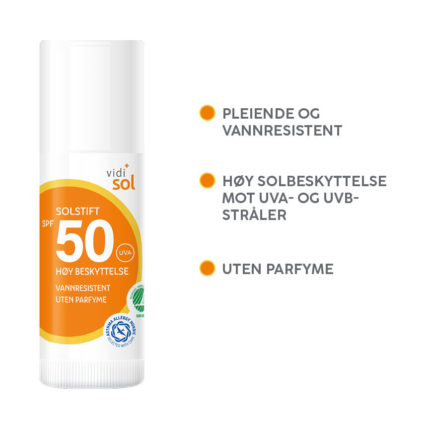 Vidi solstift SPF50 18 ml