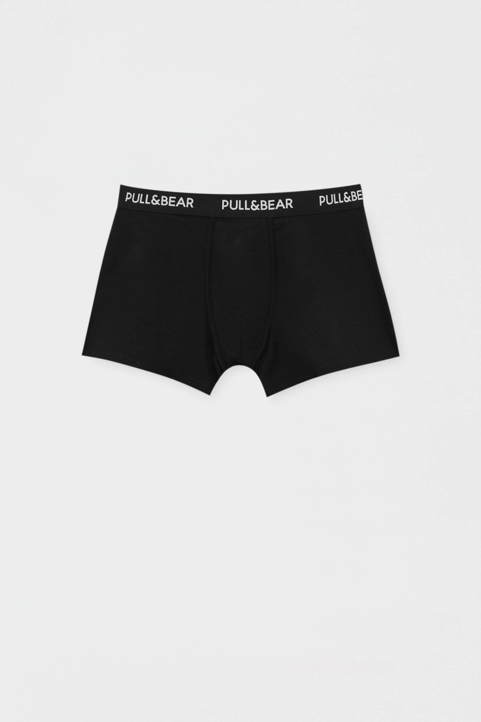 Pacote com 3 cuecas boxer básicas com cós com logotipo - Variadas
