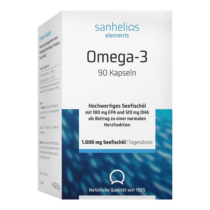 Sanhelios Omega-3 Kapseln 1000, 90 St