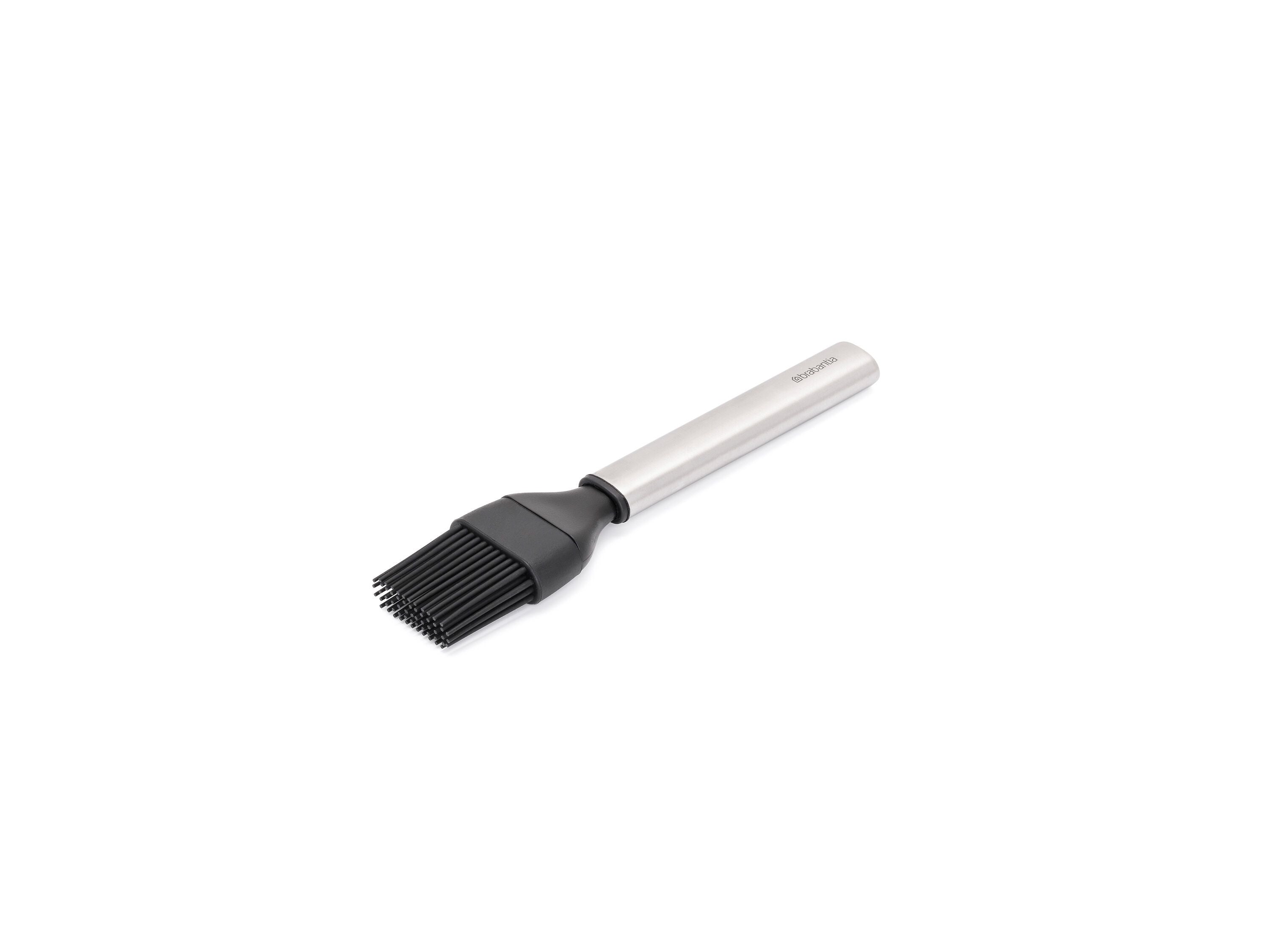 brabantia PROFILE 2.0 Backpinsel - Schwarz, Silber / B: 4.0 cm x T: 1.5 cm x H: 19.0 cm