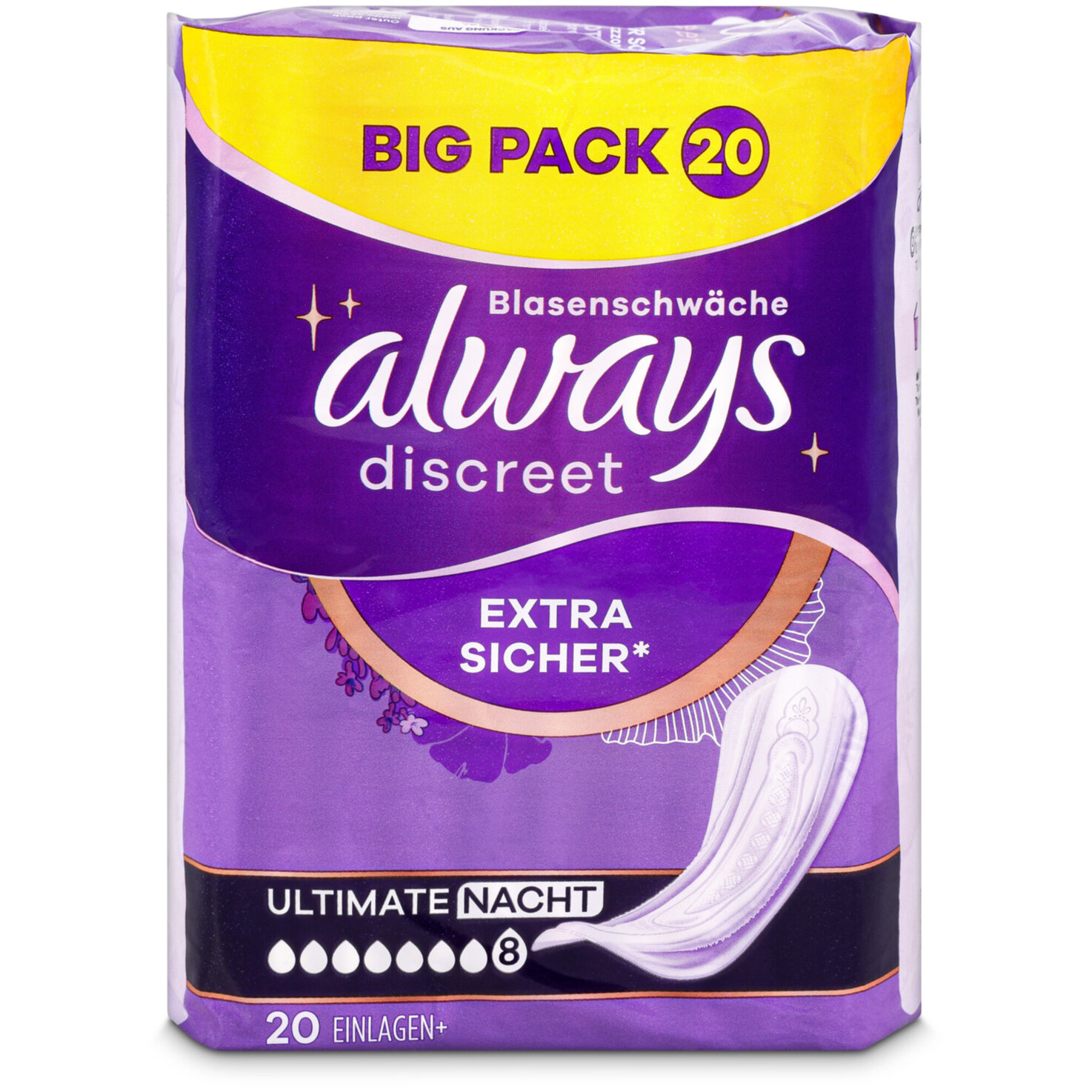 Always Discreet Ultimate Night 20 Stück