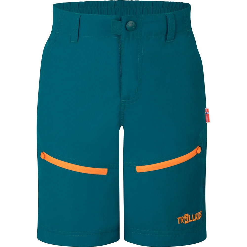 Trollkids Seiland Shorts Kinder lagoon green