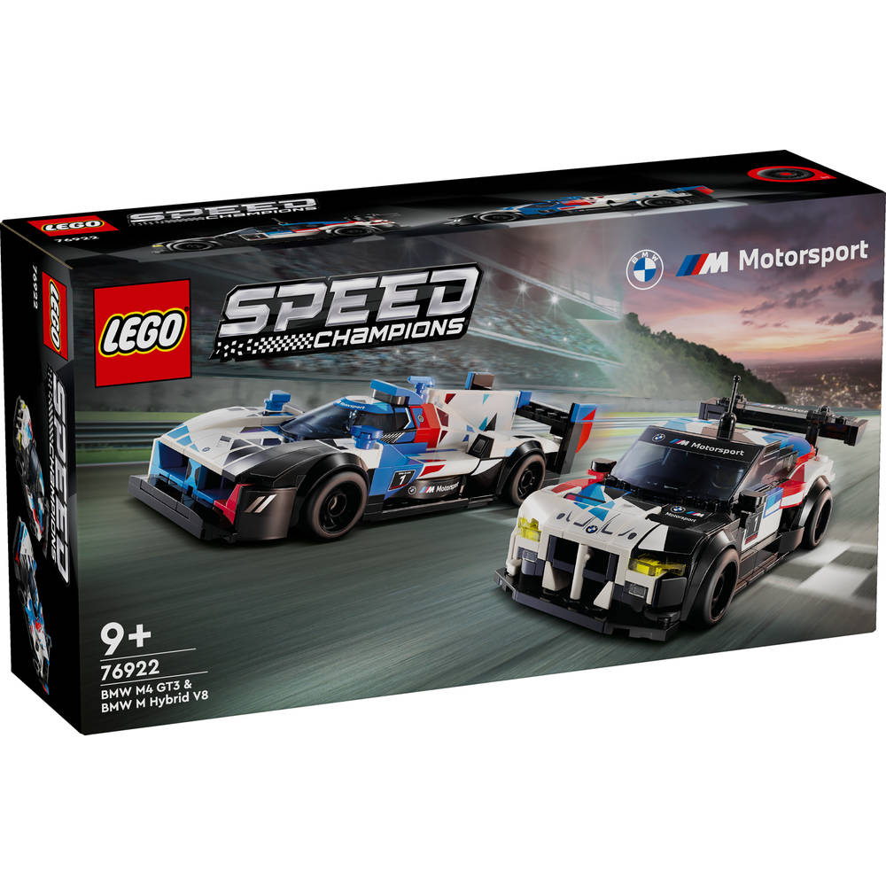 LEGO Speed Champions BMW M4 GT3 & BMW M Hybrid V8 racewagens 76922