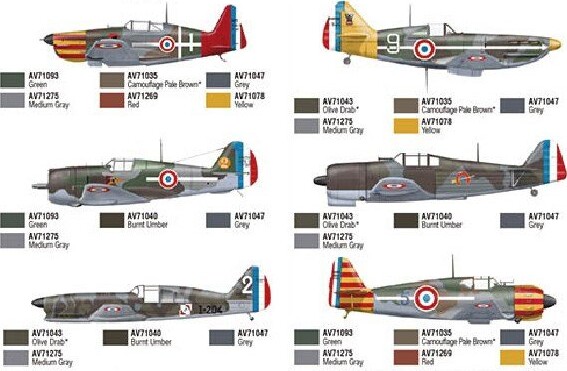 Vallejo - Air War Maling Sæt - 1939-1942 - 8X17 ML