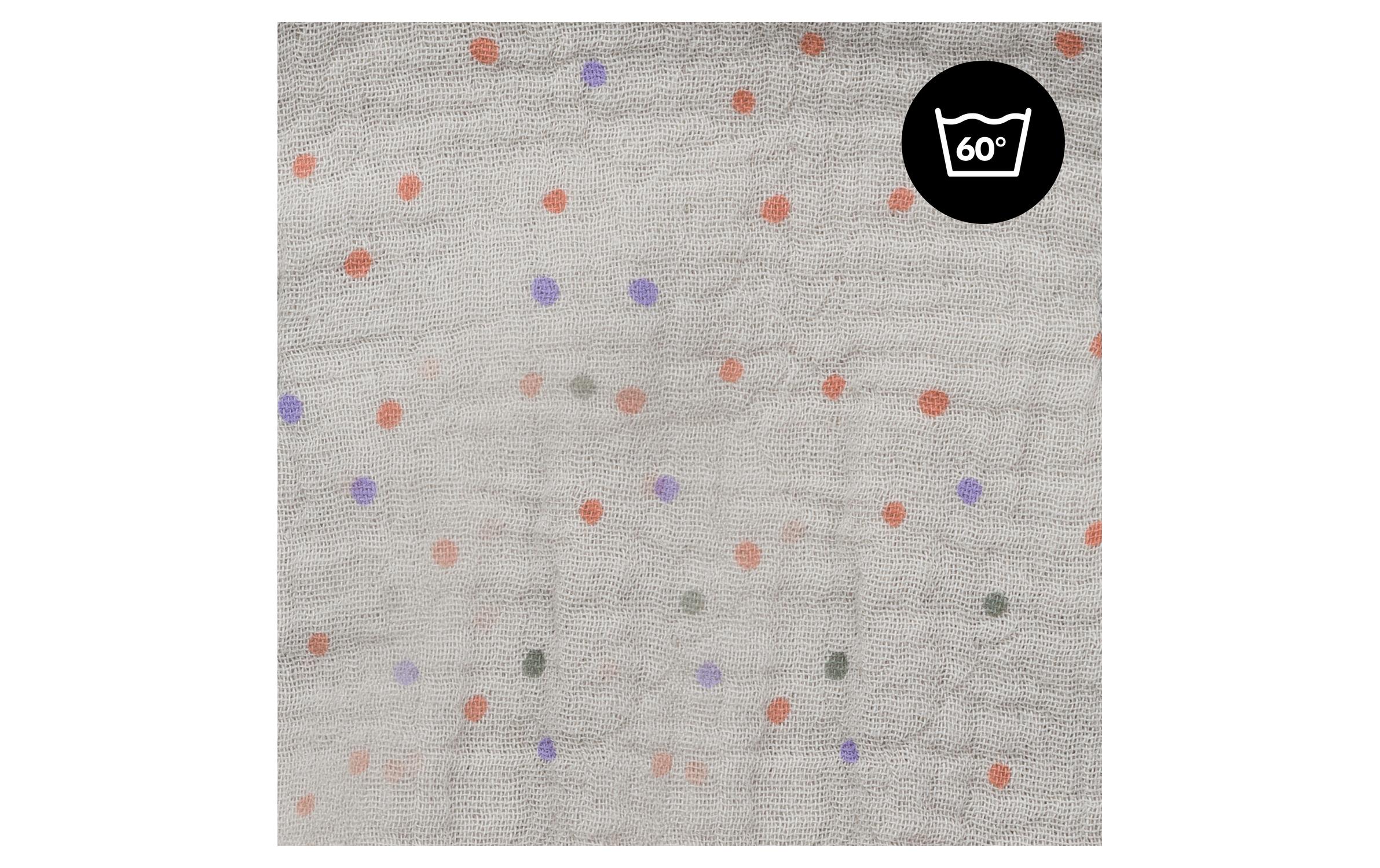 Bezug Bouncer Cover Beige DotsSchonbezug für Babywippen und Hochstuhlaufsätze