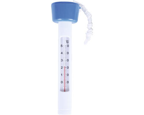 Zwemthermometer, blauw en wit