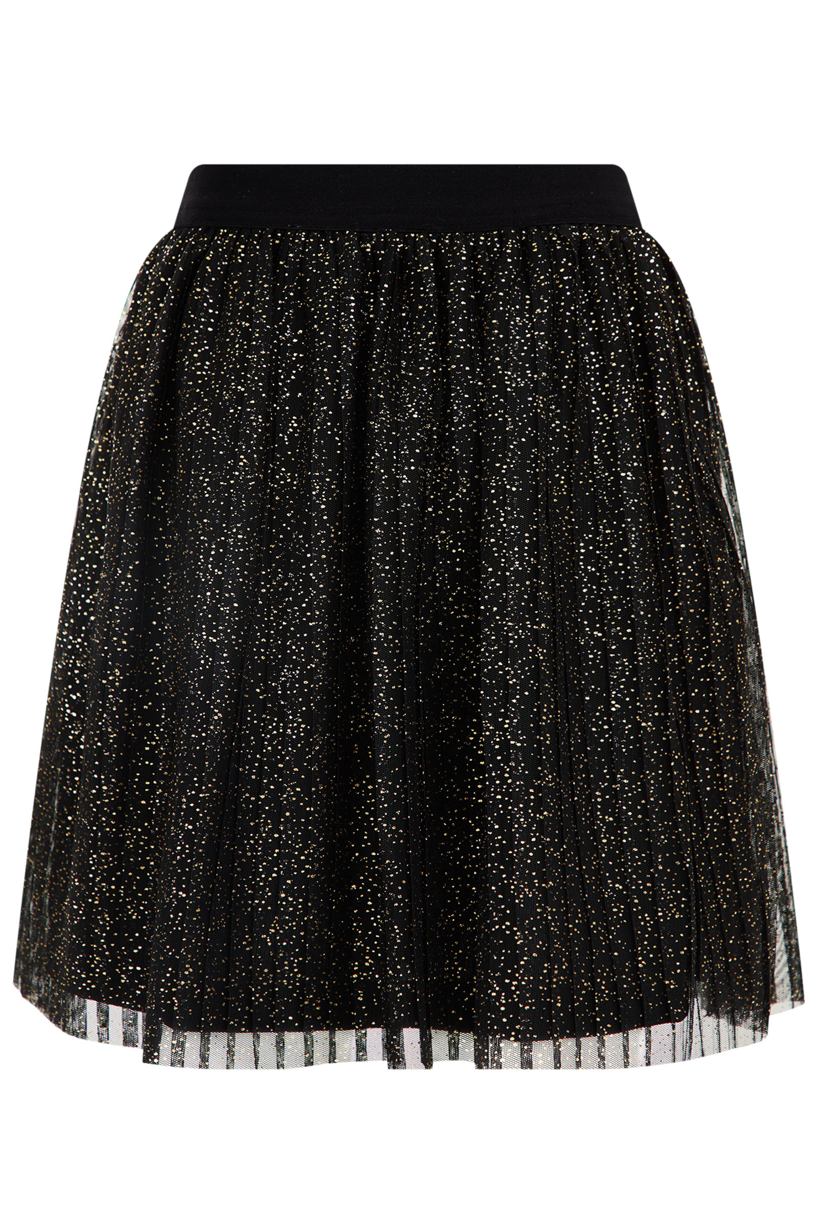 Meisjes tule rok met dessin WE Fashion Zwart