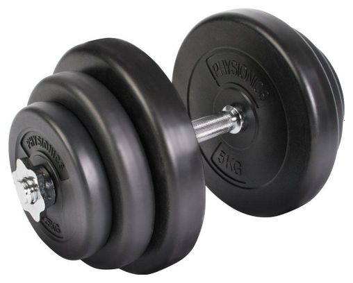 Set haltères courts 20 kg avec disques musculation fitness biceps 0701157
