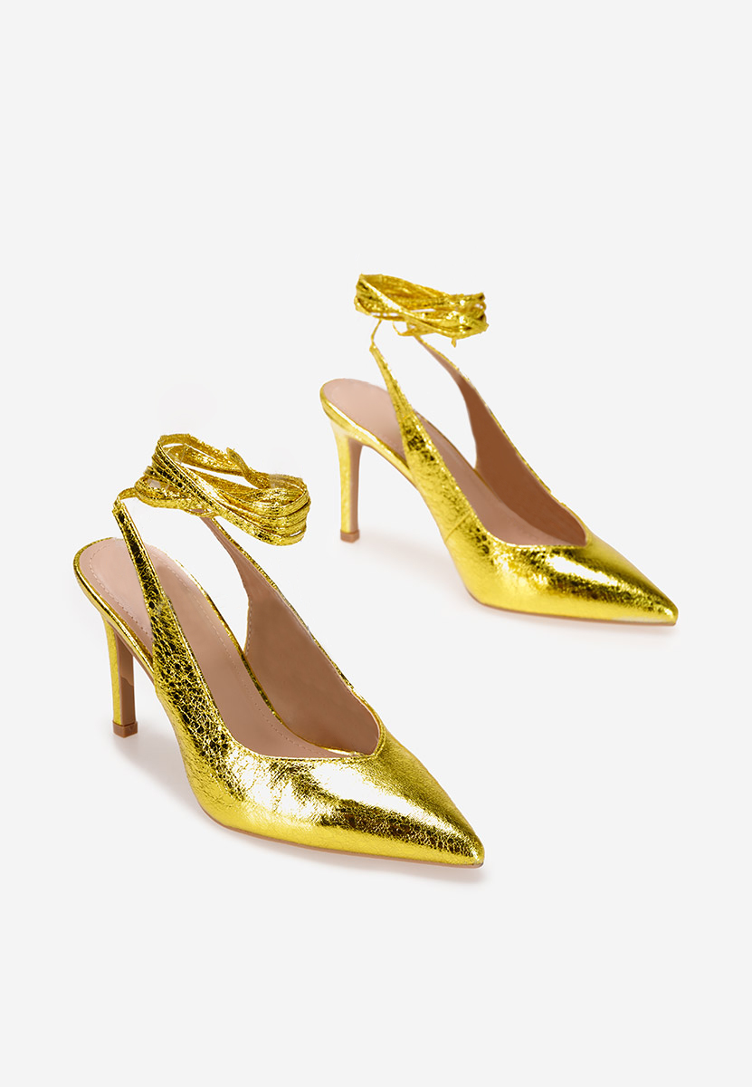 Chaussures slingback jaunes Laila V2