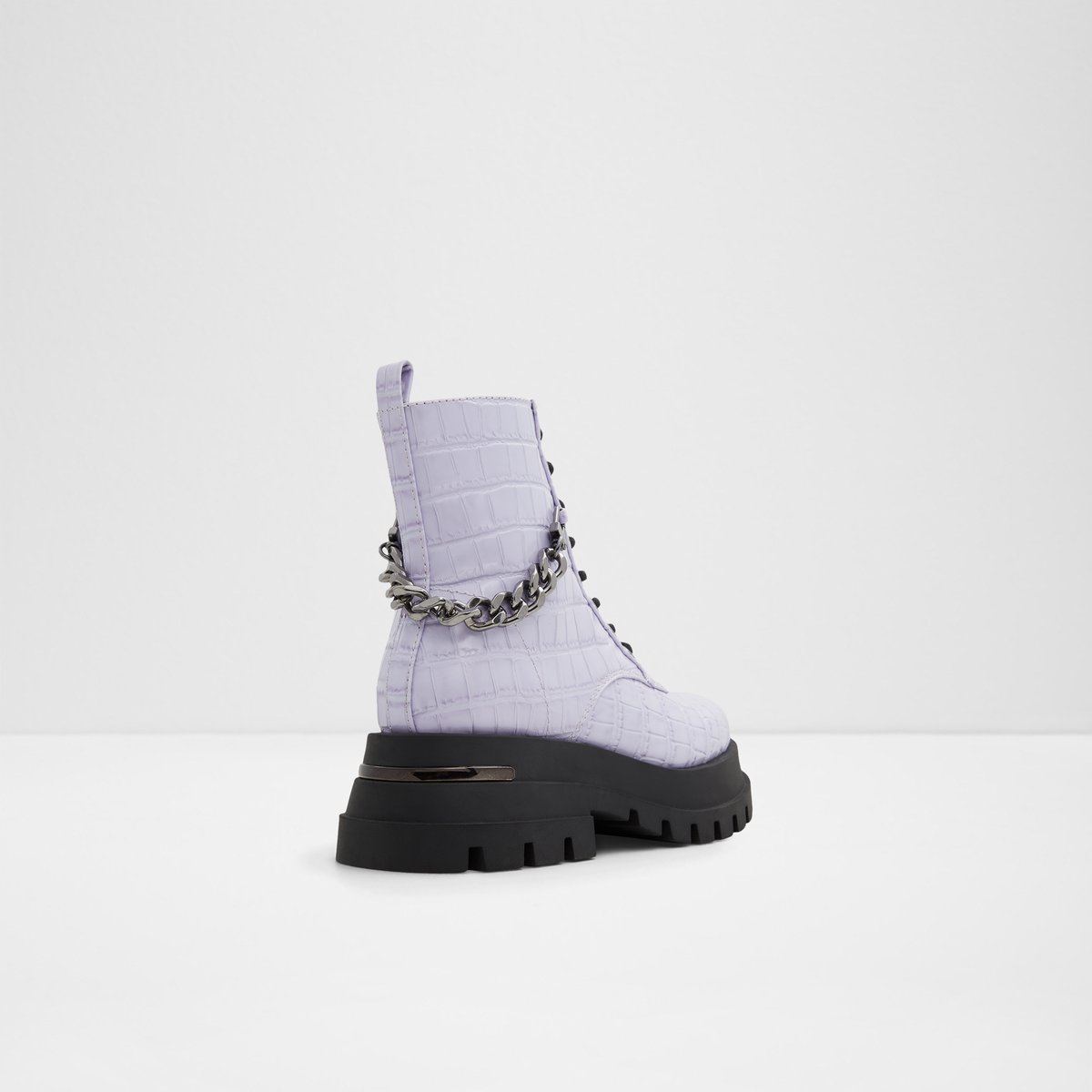 Grandeur Purple Women Combat boots