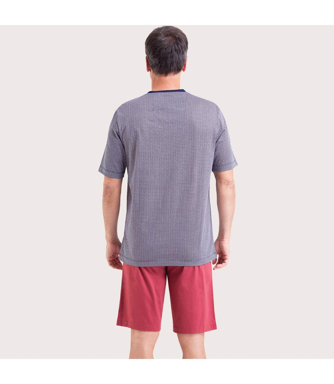 Pyjama court homme coton