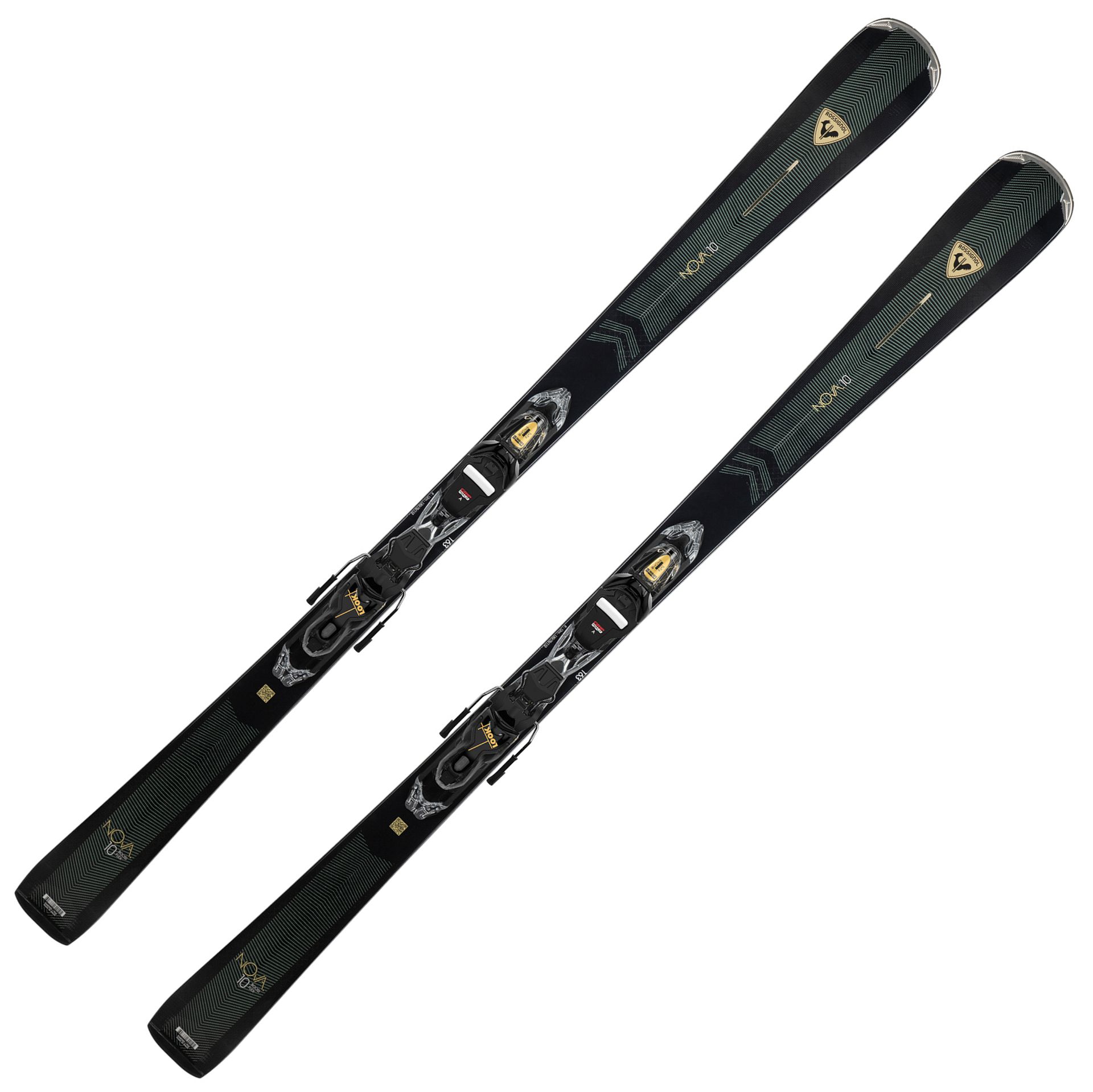 Rossignol NOVA 10 + Look Xpress 10 GW 2024/25 Damen Ski - 156 Look Xpress 10 GW black gold (DIN 3,5-10)