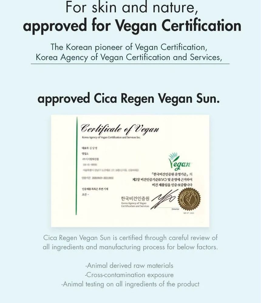 Dr. Ceuracle - Cica Regen Vegan Sun