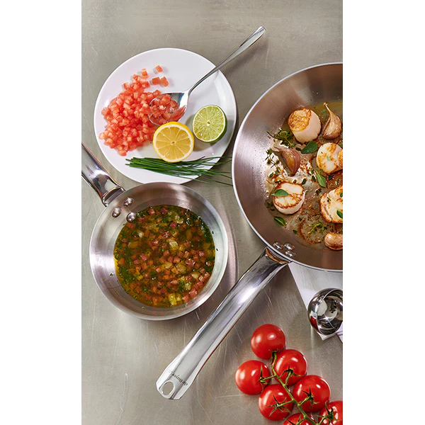 Sauteuse inox 24 cm bombée Alchimy De Buyer