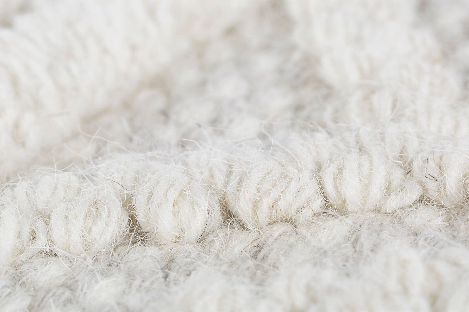Teppich Kelim Stockholm 70 x 140 cm Creme